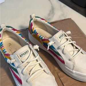 Sperry Sea Cycled Platform crest vibe Sneakers with Multicolor Details